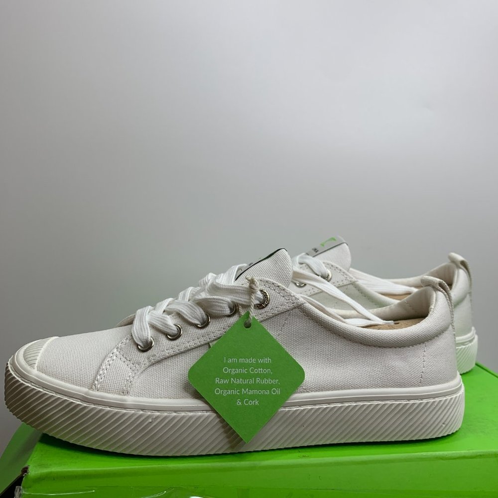 Cariuma OCA Low Off White Canvas Sneakers Unisex Women’s 8.5 Men’s 7 NWB - Picture 9 of 14